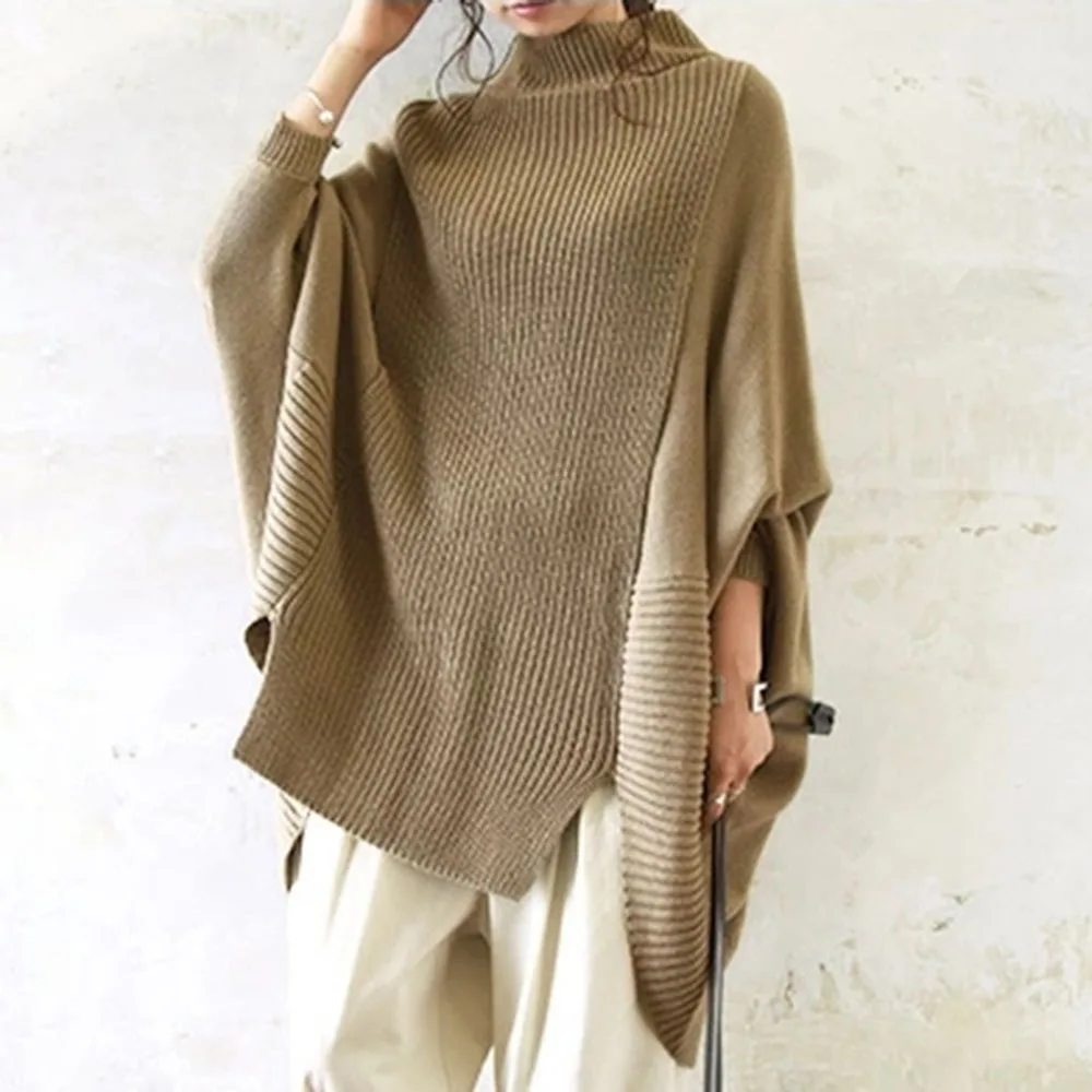 

Sweater 2021 New Japanese And Korean Fashion Mid-length Solid Color Knit Tops Loose Pullover Design Women Ladies Spring Wear