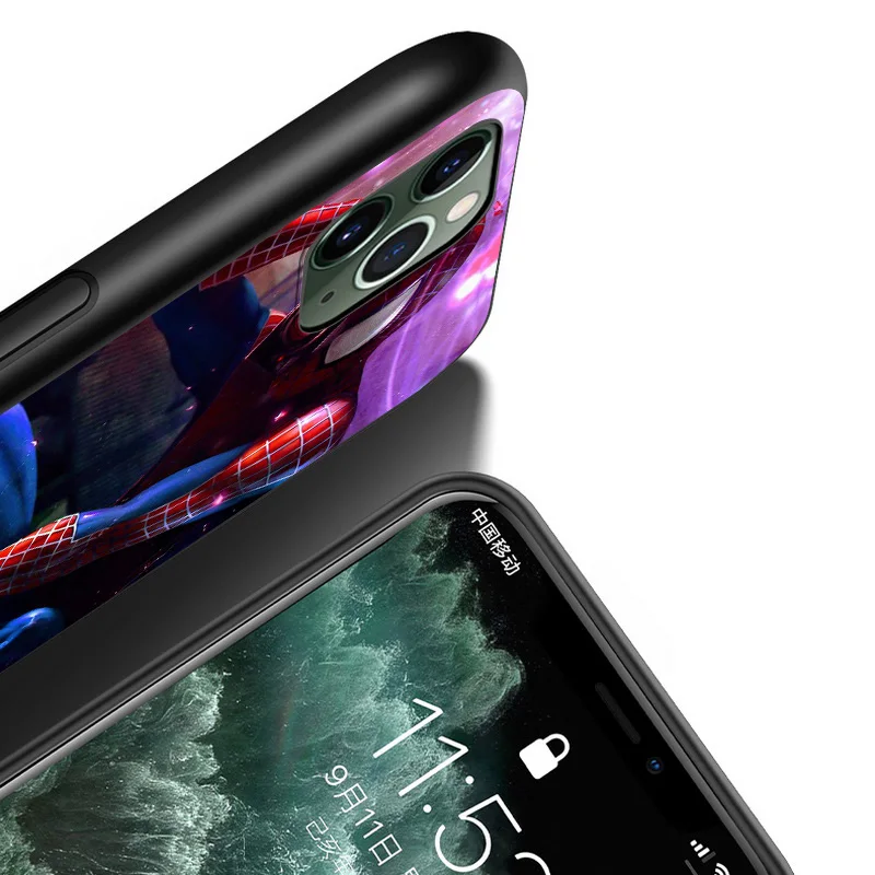 

Marvel Spider-Man Super Hero Avengers For Apple iPhone 12 11 XS Pro Max Mini XR X 8 7 6 6S Plus 5 SE TPU Silicone Phone Case