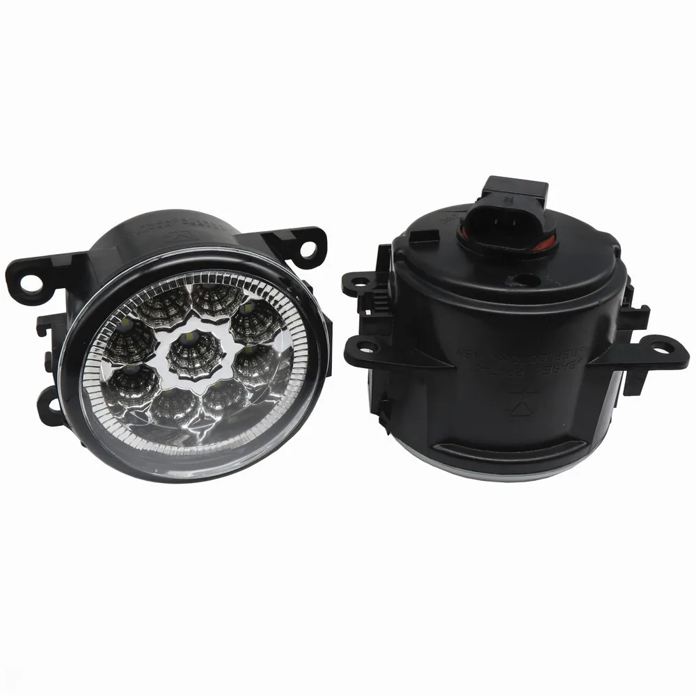 6000K 12V автомобильные Стайлинг DRL Противотуманные фары светодиодные для Mitsubishi L200