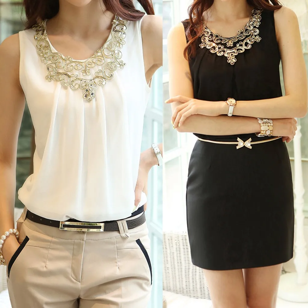 Женские летние сексуальные кружевные топы без рукавов свободная приталенная