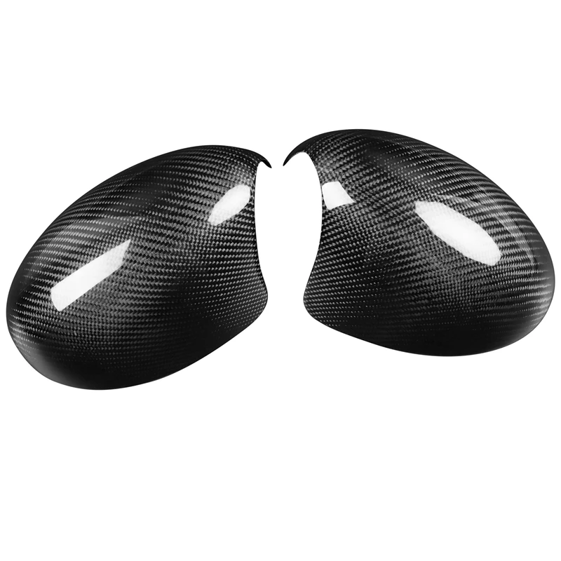 

for -BMW Mini R53 2002-2006 Rear View Mirror Cover Side Mirror Cap Rear Carbon Fiber