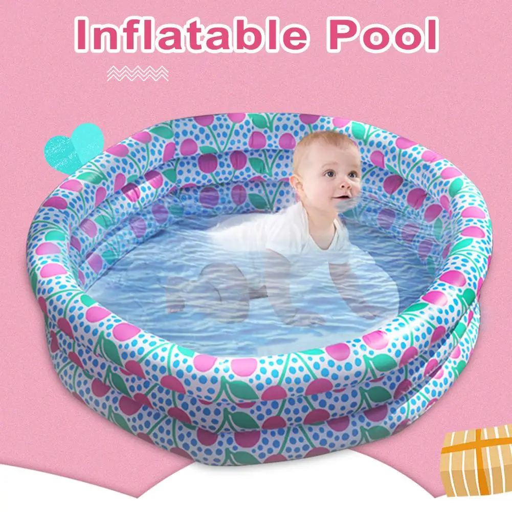 

3-Ring Inflatable Swimming Pool Inflatable Kiddie Pools Summer Water Party Pool for Adults, Toddlers, & Babies Indoor & Outdoor