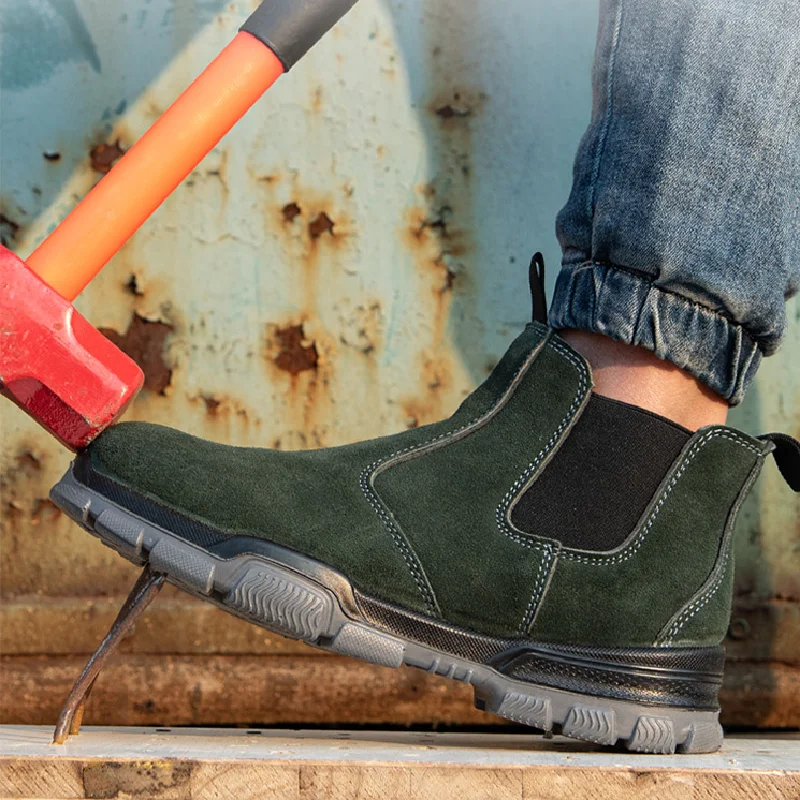 Защитные рабочие ботинки унисекс неразрушаемая рабочая обувь стальной носок