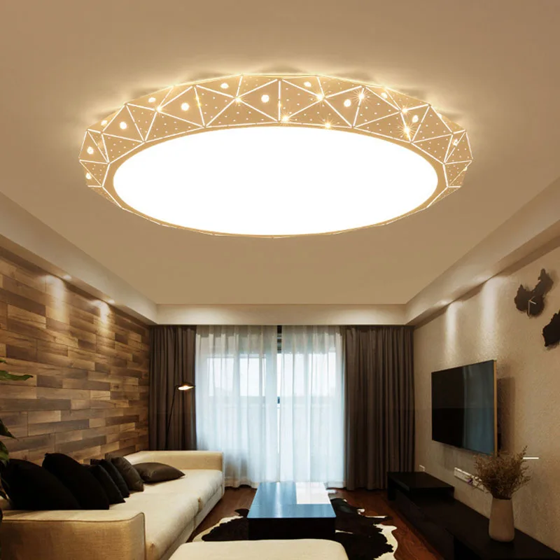 Modern personality design warm dimmable LED 220V ceiling lamp master bedroom living room aisle study hotel lighting