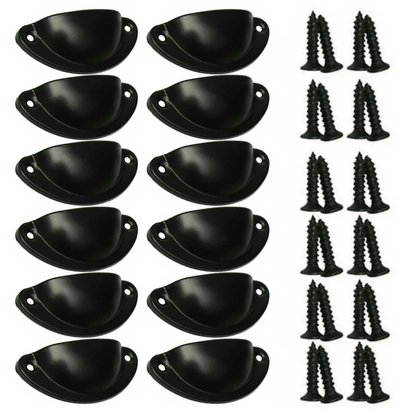 24 шт. ручка для шкафа дверная чашка ящик мебели антикварная ретро украшения