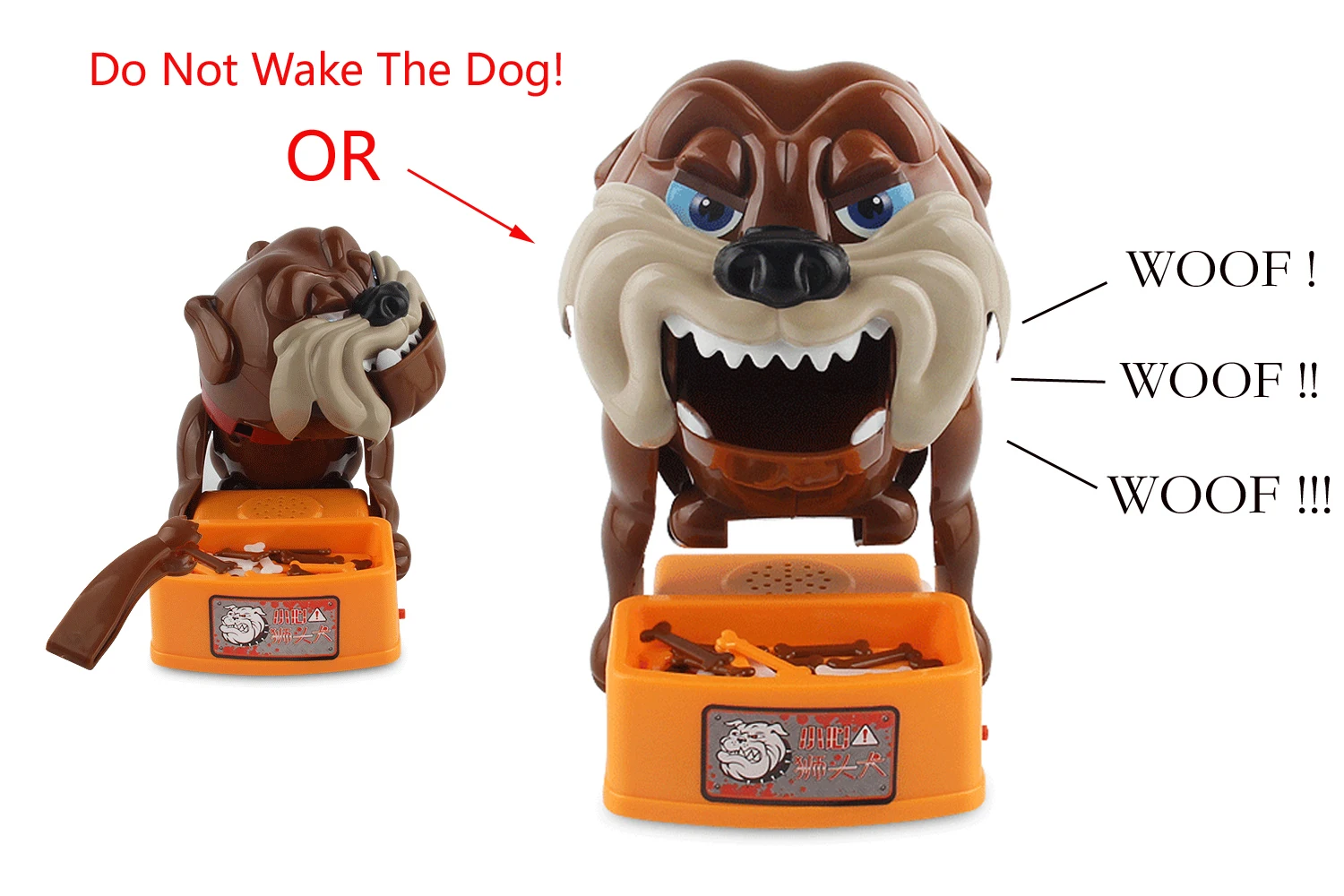 

Новые игрушки-розыгрыши для собак, остерегайтесь лай, не бери кости собак, забавные подарки для родителей и детей