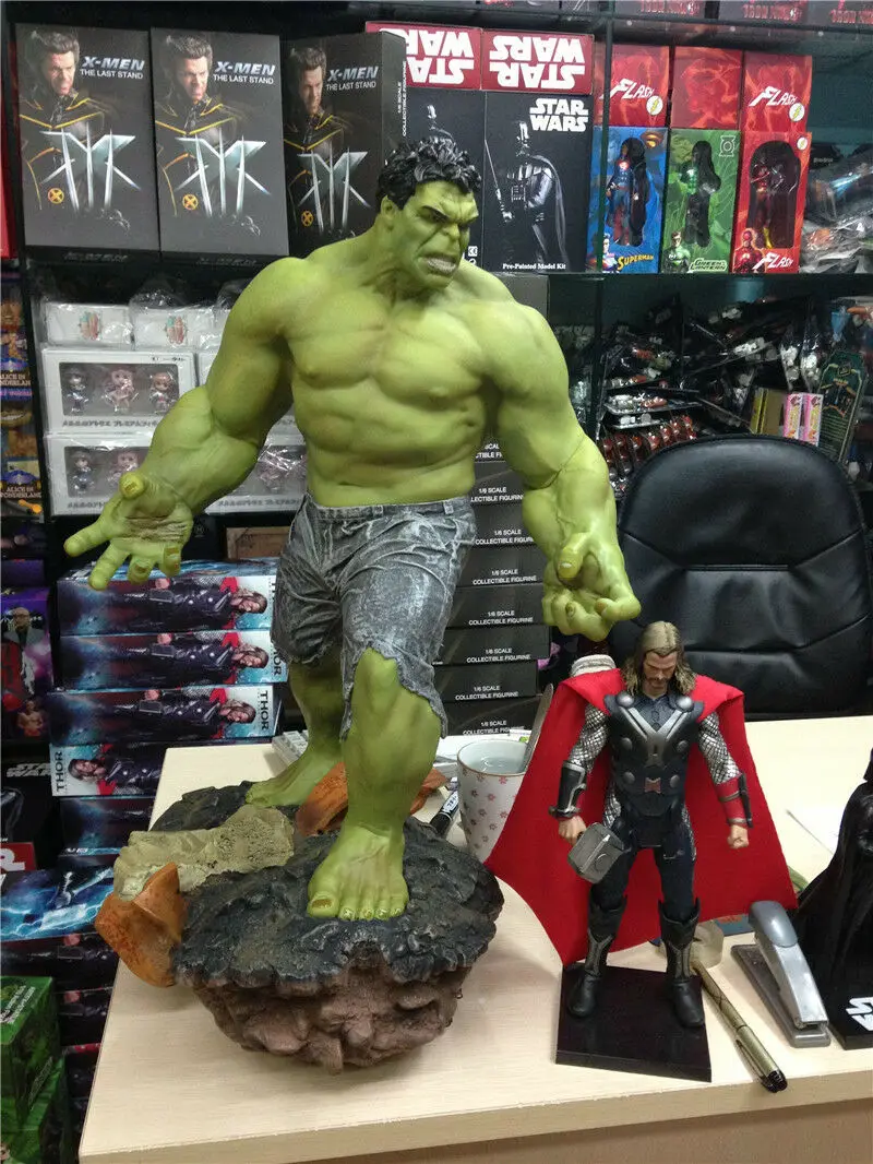 Большой супер Гигантский Размер MARVEL Халк Зеленый гигантский Фигурка Статуя 25