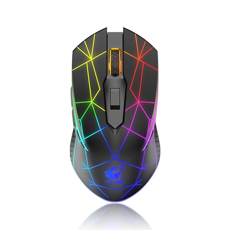 

Free Wolf X9 Charging Wireless Gaming Mouse Mute Luminous Machinery Mouse Amazon EBay Cross-Border Wish