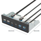 USB2.0USB3.0 разветвитель USB3.0 Передняя панель 3,5 мм Микрофон Разъем для рабочего стола 5,25 