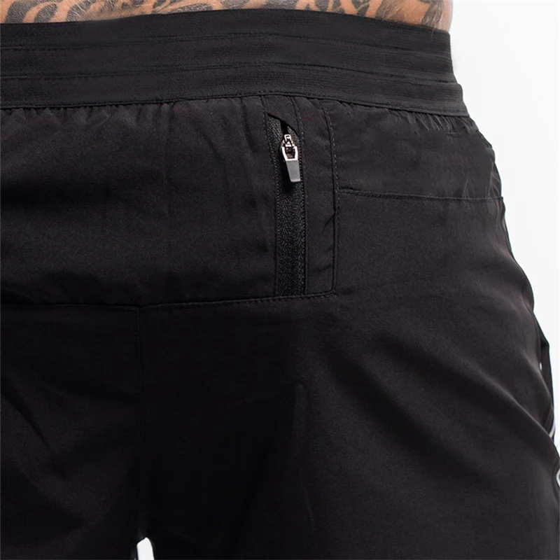 New Men Fitness Bodybuilding Shorts Man Summer Gyms Workout Male Breathable Quick Dry Sportswear Jogger Beach Short Pants