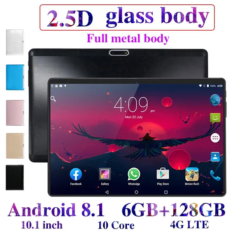 2020  10, 1  6G + 128GB   Android 8, 0 Google Play 4G   WiFi GPS 2.5D 1280x800    