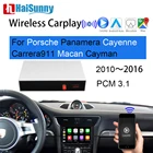 Беспроводной CarPlay для Porsche Panamera Macan Cayman Boxster 911 PCM3.1 поддержка мультимедийной GPS-навигации для автомобиля Cayenne