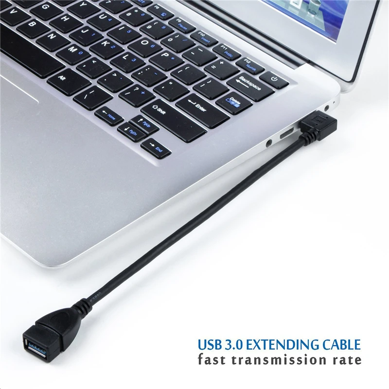 100 Pcs Universal USB Extension Cable 3.0 Male A to Female 90 Degree Data Sync Cord Wire Adapter K1 | Электроника