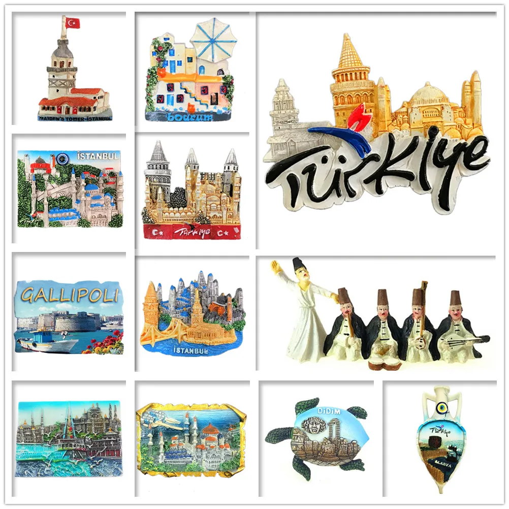 Europe Turkey Tourist Souvenir Magnetic Sticker Fridge Magne