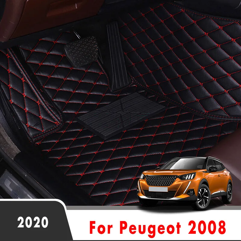 Автомобильные коврики для Peugeot 2008 2020 ковры аксессуары салона автомобиля стильные