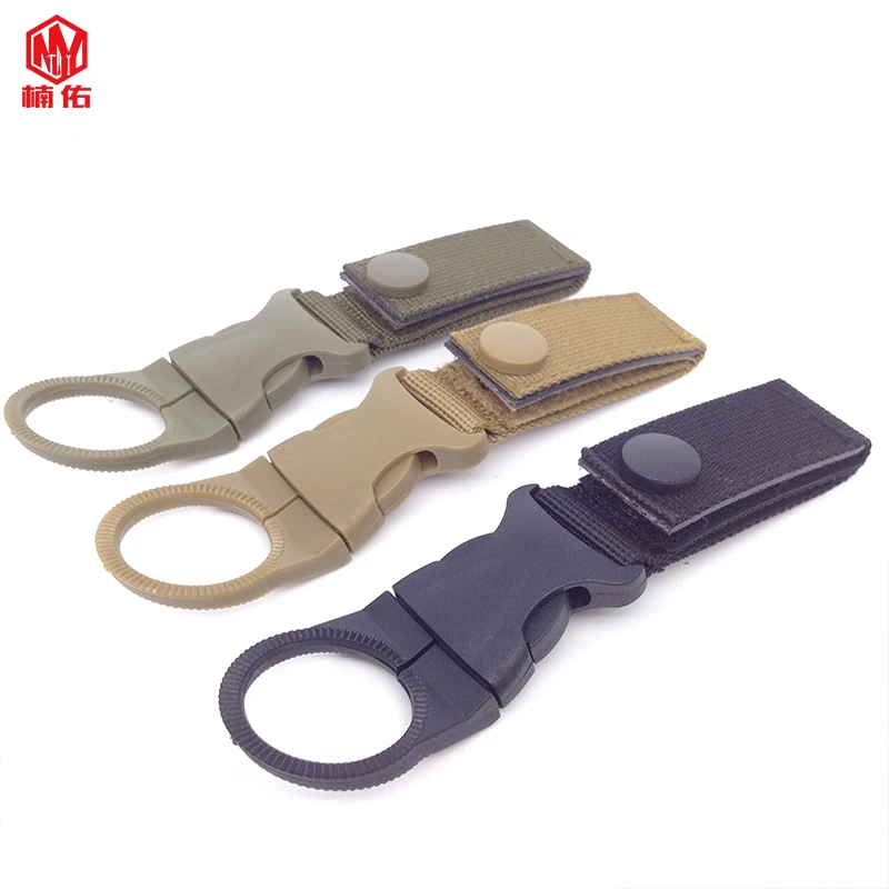 

5 шт. тактическое оборудование для повседневного использования, военная нейлоновая Пряжка, крючок для кемпинга, клетка для бутылки, карабин,...