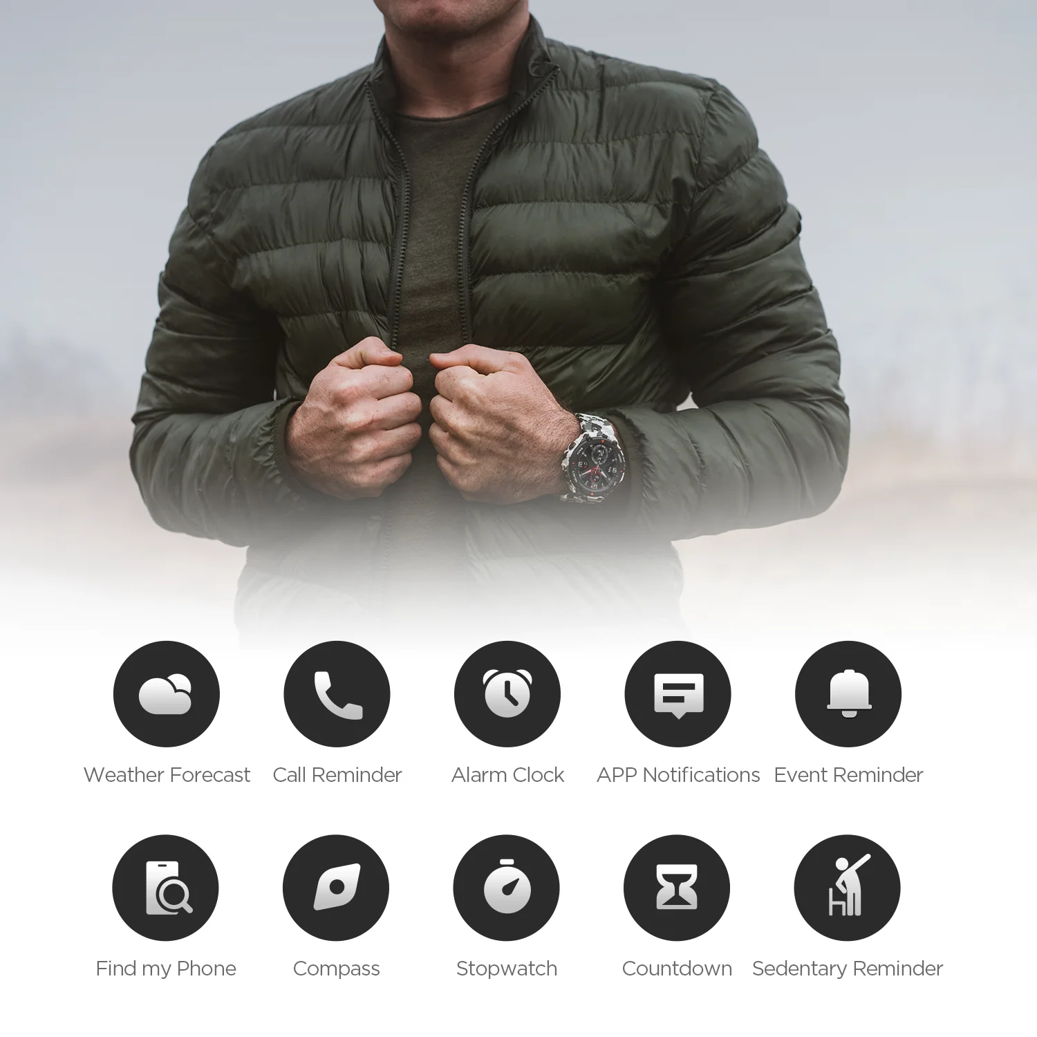 in stock 2020 ces amazfit t rex t rex smartwatch 5atm 14 sports modes smart watch gpsglonass mil std for ios android phone free global shipping