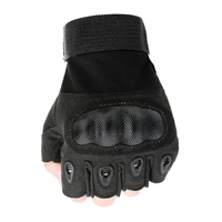 new combat anti slip tactical gloves men women riding cycle military army male female carbon fiber shell fingerless mens gloves