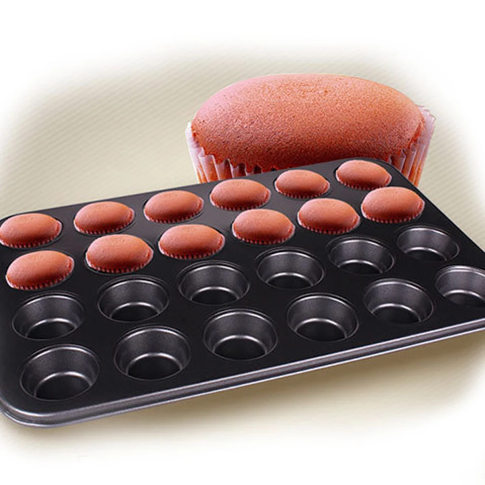 Мини форма для кексов с 24 отверстиями антипригарная выпечки мини поднос тортов