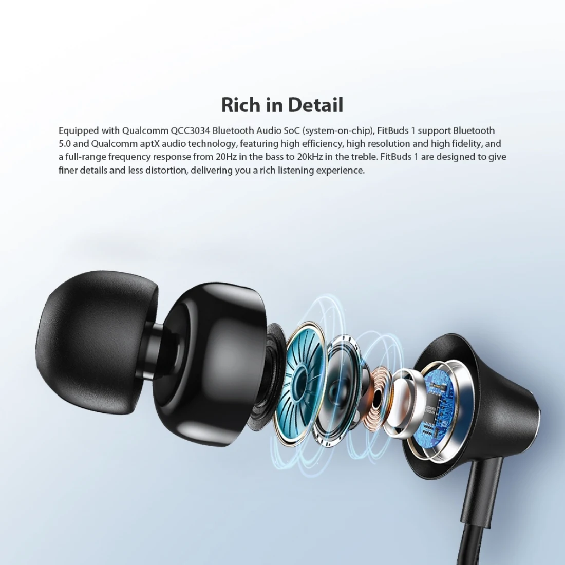 Оригинальные Беспроводные спортивные Bluetooth-наушники Blackview FitBuds 1