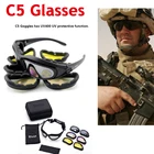 Поляризованные армейские военные тактические очки Daisy для страйкбола спортивные очки для стрельбы мужские солнцезащитные очки с 4 линзами защитные очки 2021
