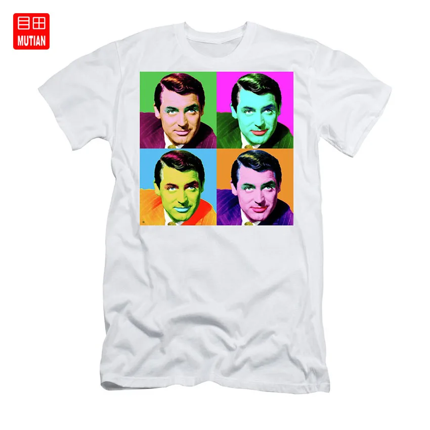 Кэри Грант футболка Портрет поп арт фильм знаменитостей актер Цифровая