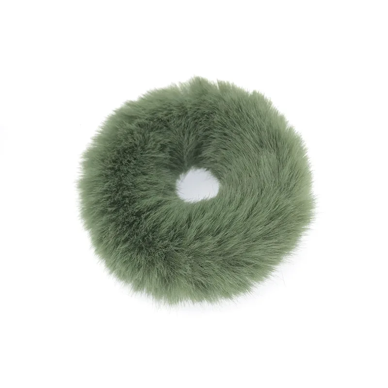 Новинка настоящие кроличьи волосы мягкие эластичные резинки для волос женщин и