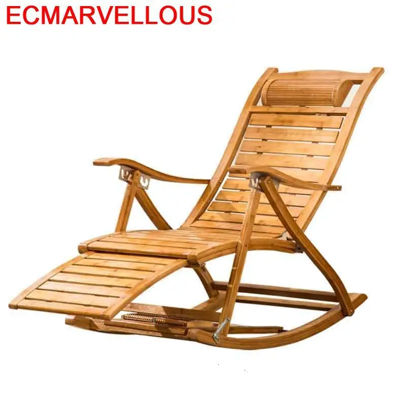 

Salotto Poltrona Recliner Rocking Chair Sillones Moderno Para Sala Bamboo Fauteuil Salon Cama Plegable Folding Bed Chaise Lounge