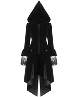 black medieval dress for adult women punk victorian retro costume renaissance gothic jacket tuxedo halloween costumes
