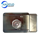 Электронный дверной замок, 12 В, серебристая система контроля доступа, умный одноголовочный замок для домашней системы внутренней связи