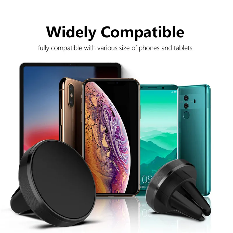 

Magnetic Car Phone Holder for Mobile Phone in Car Phone Mount for iPhone 11 Samsung Xiaomi Air Vent Clip Smartphones Stand