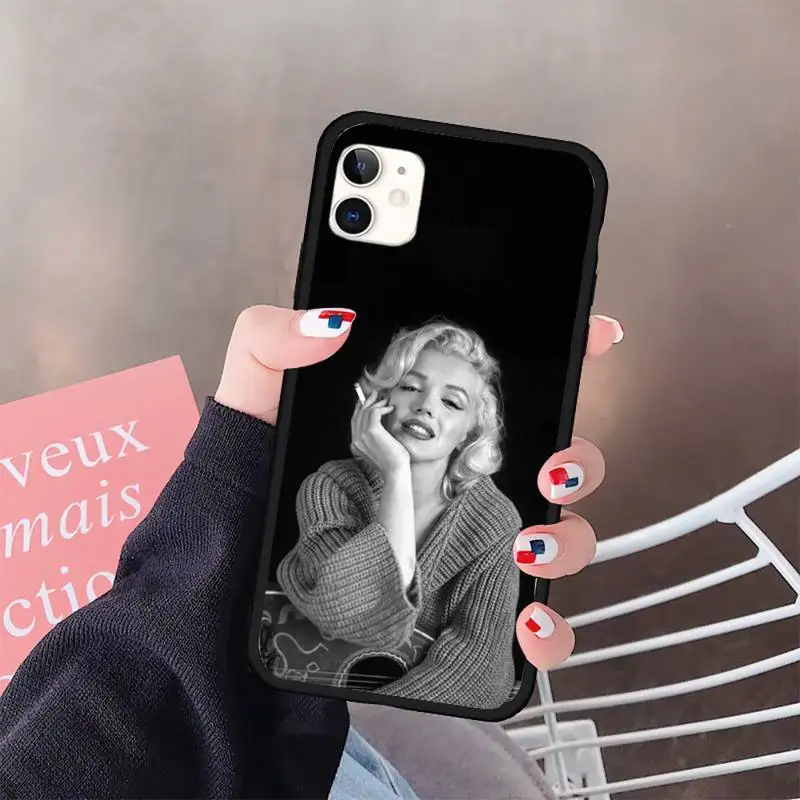 

famous Sexy star marylin monroe Phone Case for iPhone 11 12 pro XS MAX 8 7 6 6S Plus X 5S SE 2020 XR