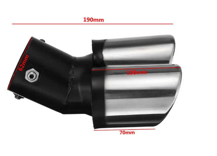 Color stainless car steel muffler pipe lining improved rear tail throat accessories for Mercury | Автомобили и мотоциклы