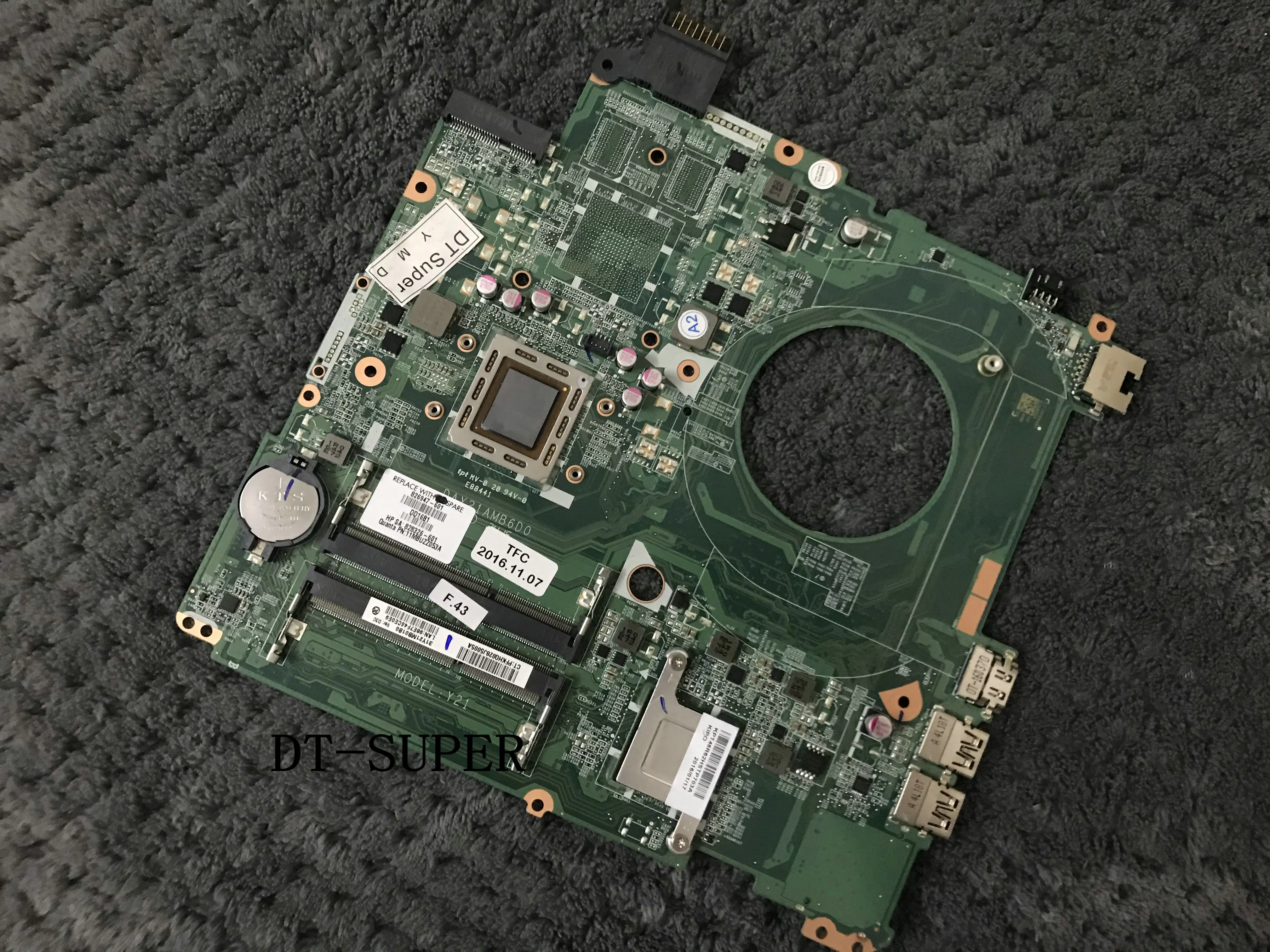 

BRAND NEW DAY23AMB6C0 /DAY23AMB6F0 766714-501 For HP PAVILION 15-P LAPTOP MOTHERBOARD CPU A8 / A10 TESTED ALREADY