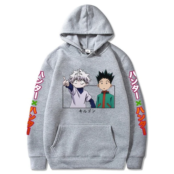

Anime Cartoon Hunter X Hunter Printed Hoodies Sweatshirts Men / Women Pullovers Unisex Long Sleeve Fashion Clothing 300