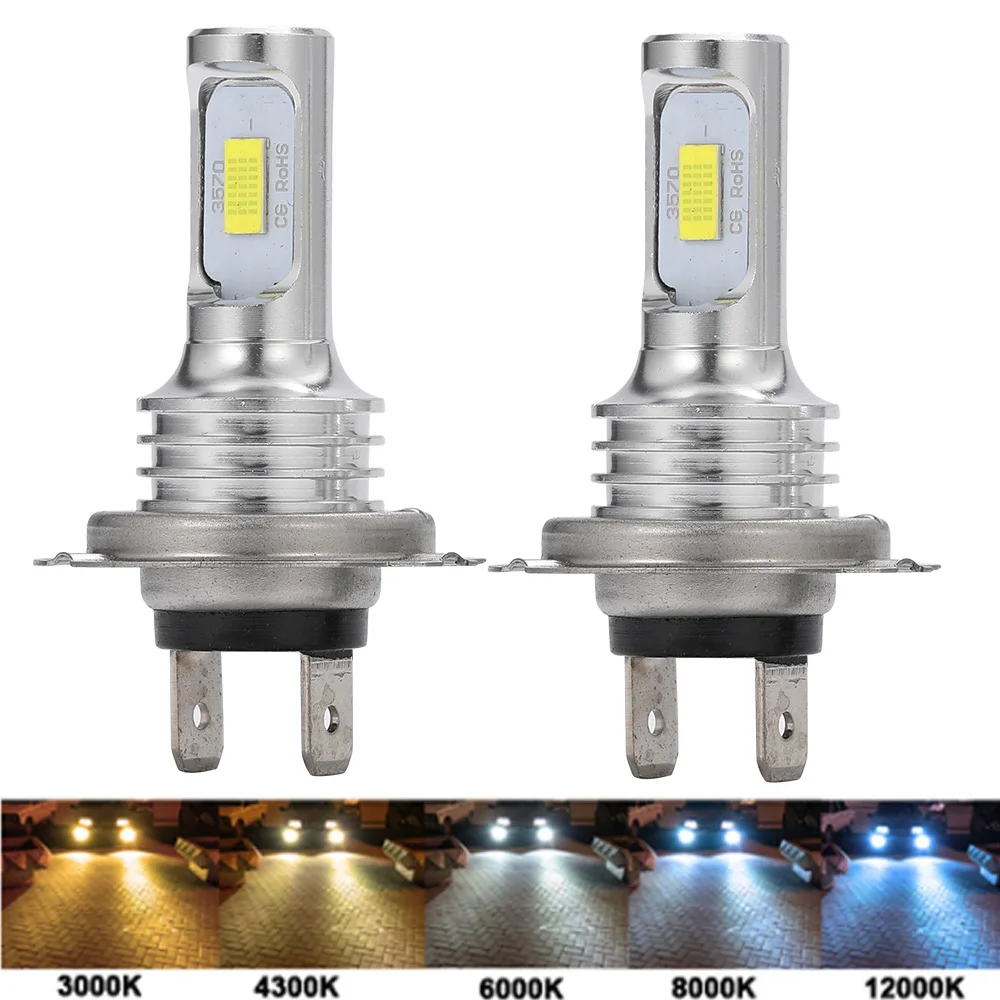 Противотуманные фары Mini H8 H11 Led HB4 9006 HB3 9005 для вождения автомобиля бега