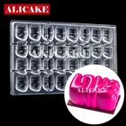 Форма для шоколада из поликарбоната, 32 полости, форма для шоколадных конфет, поднос выпечка кондитерских изделий, кондитерские инструменты