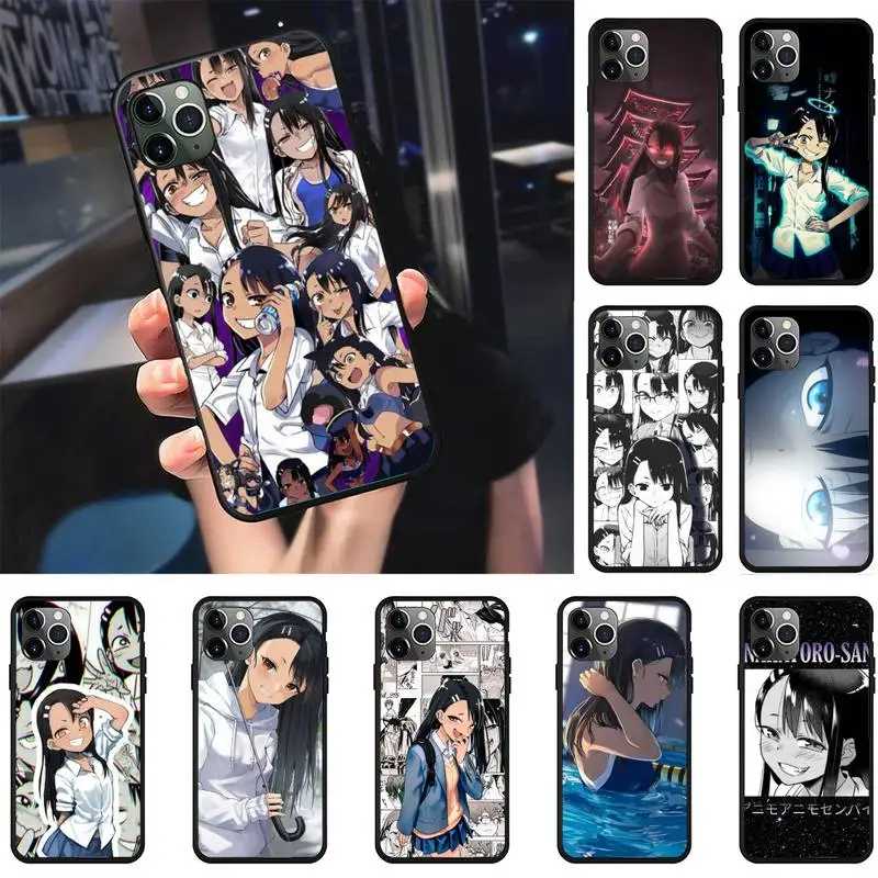 

Nagatoro san anime aesthetic soft silicone Phone Case for iphone 6s 7 8 plus xr xs 11 12pro max mini case