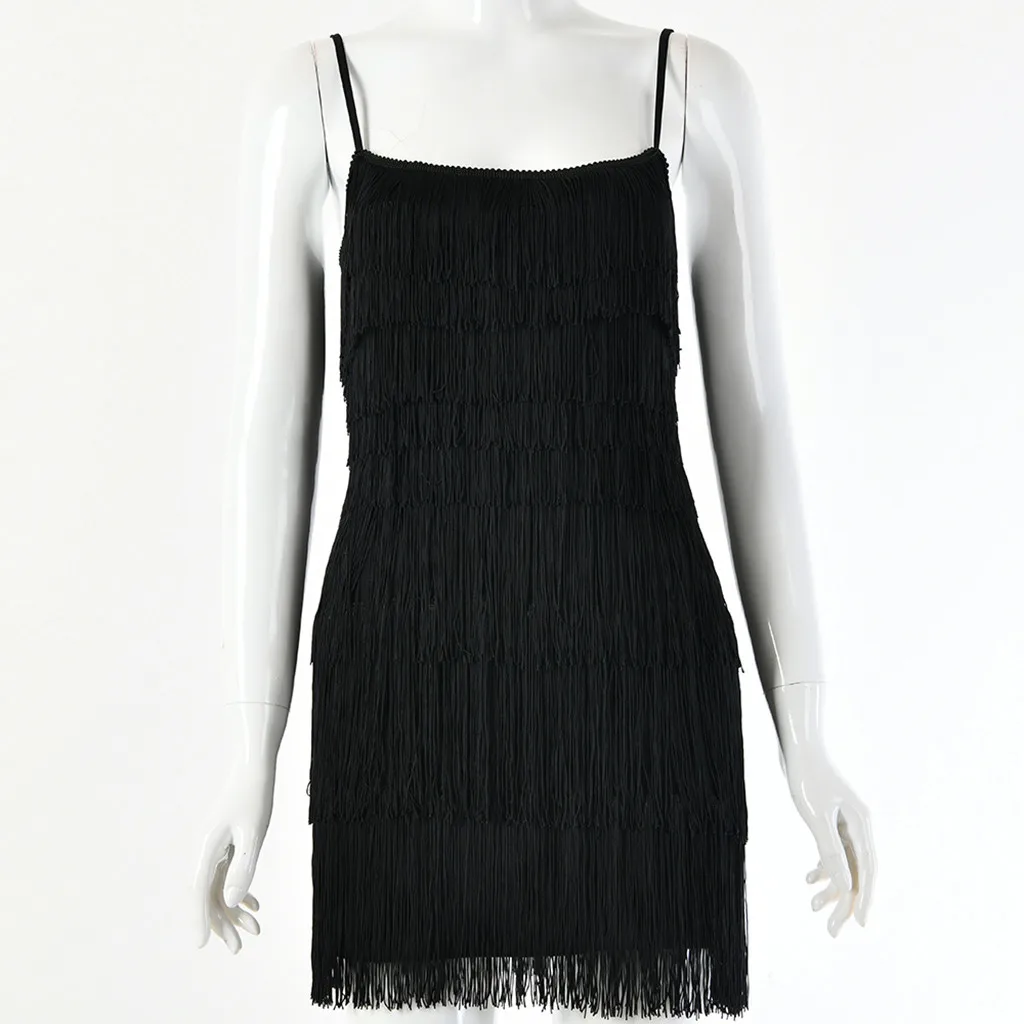 Женское летнее модное сексуальное однотонное удобное платье без рукавов