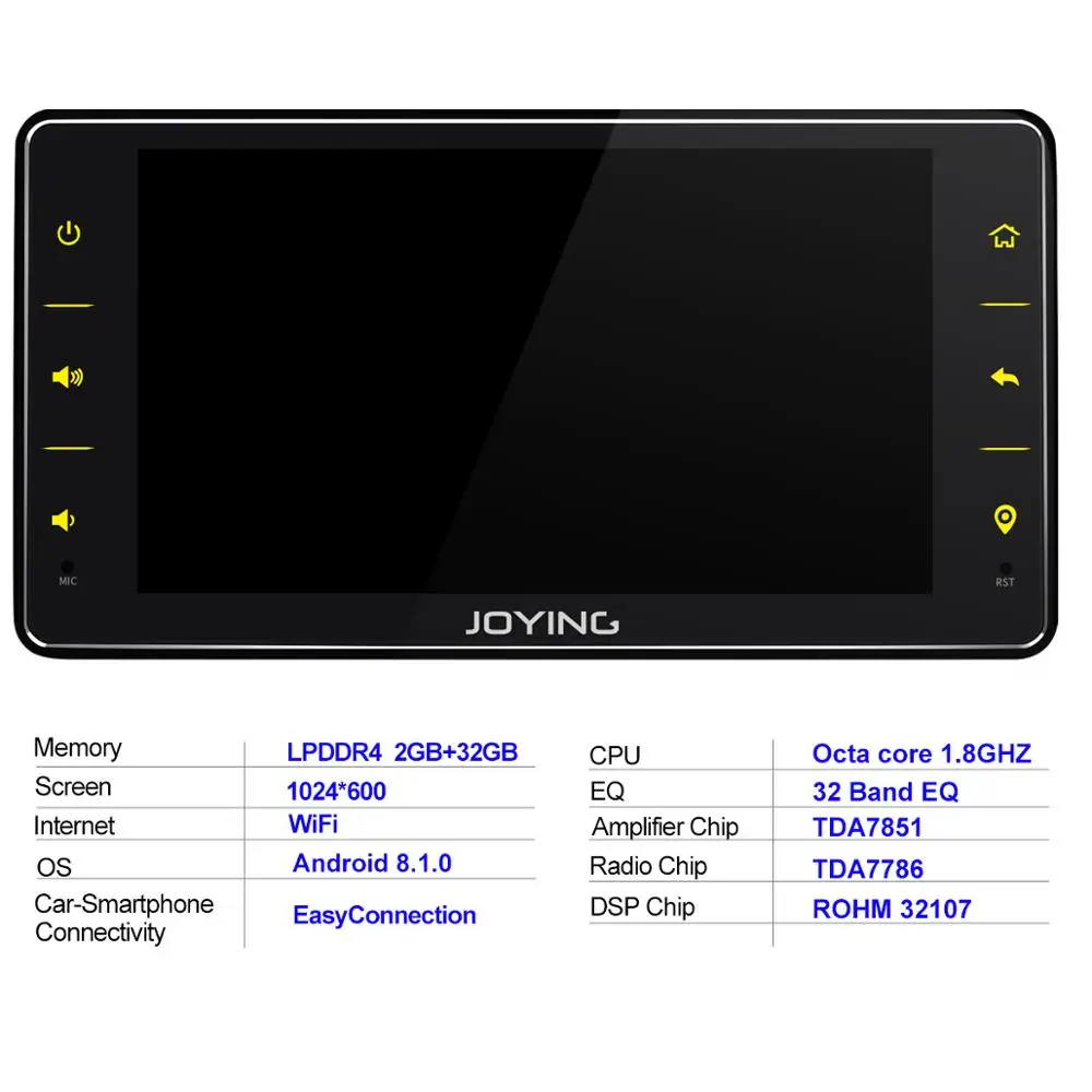 6 2 &quot1Din универсальный Android автомобильный стерео радио DSP GPS зеркало ссылка SPDIF