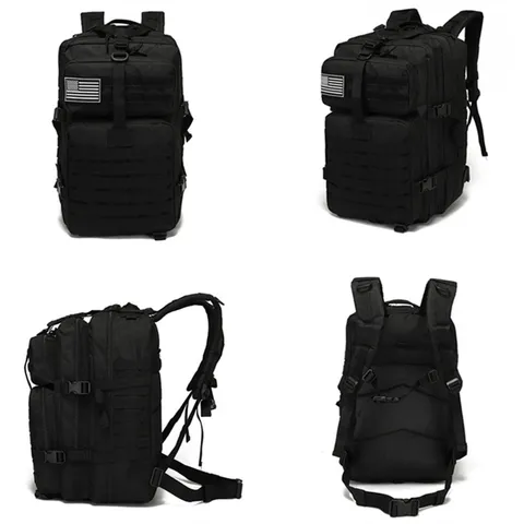 Новинка 2024, военный тактический армейский рюкзак, вместительный рюкзак объемом 50 литров с разрешением 3P, рюкзак для пешего туризма, кемпинга, охоты