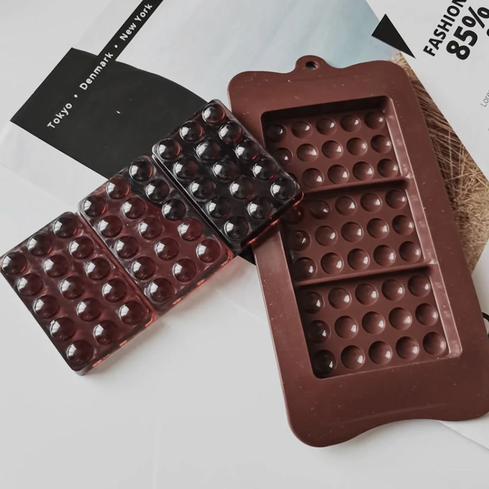 

Silicone Chocolate Mold Silicone Mold Round Chocolate Baking Tools Fondant Patisserie Candy Bar Mould Baking Accessories 3D Mold