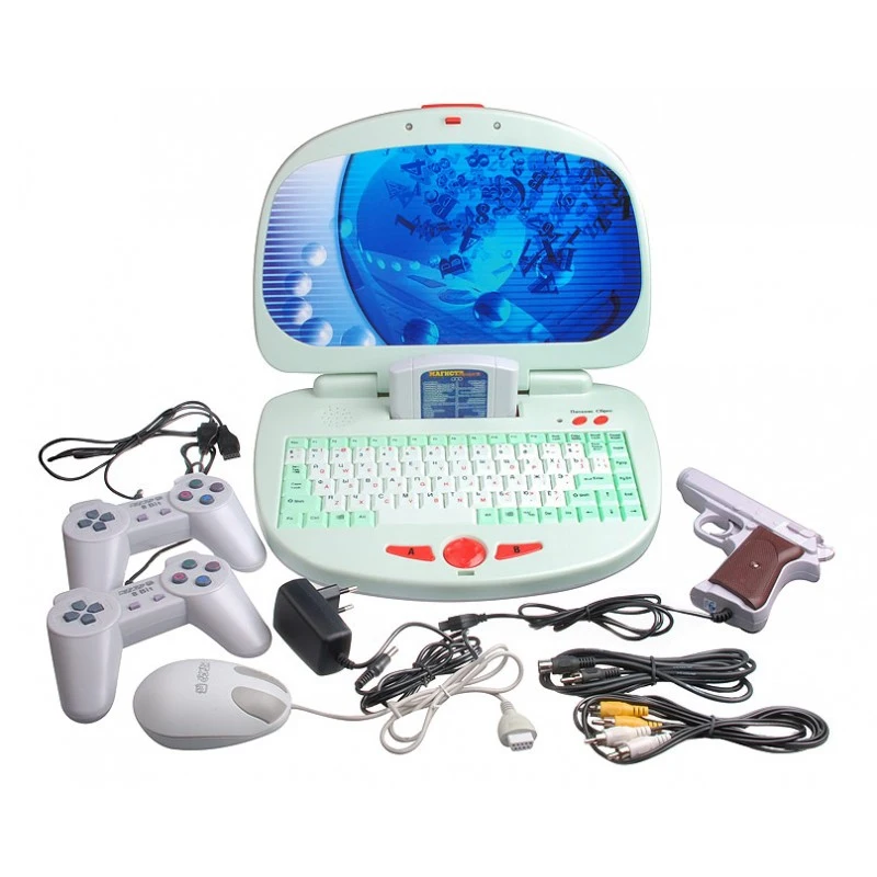 Игровая приставка Магистр Обучающий Гений картридж 78in1 световой пистолет |