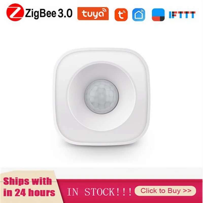 

Беспроводной инфракрасный датчик движения Tuya ZigBee/WiFi, охранная сигнализация с управлением через приложение