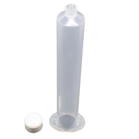 55ml dispensing syringe barrel 55cc glue adhesive dispenser industrial syringes empty glue tube with stopper for 55ml glue gun