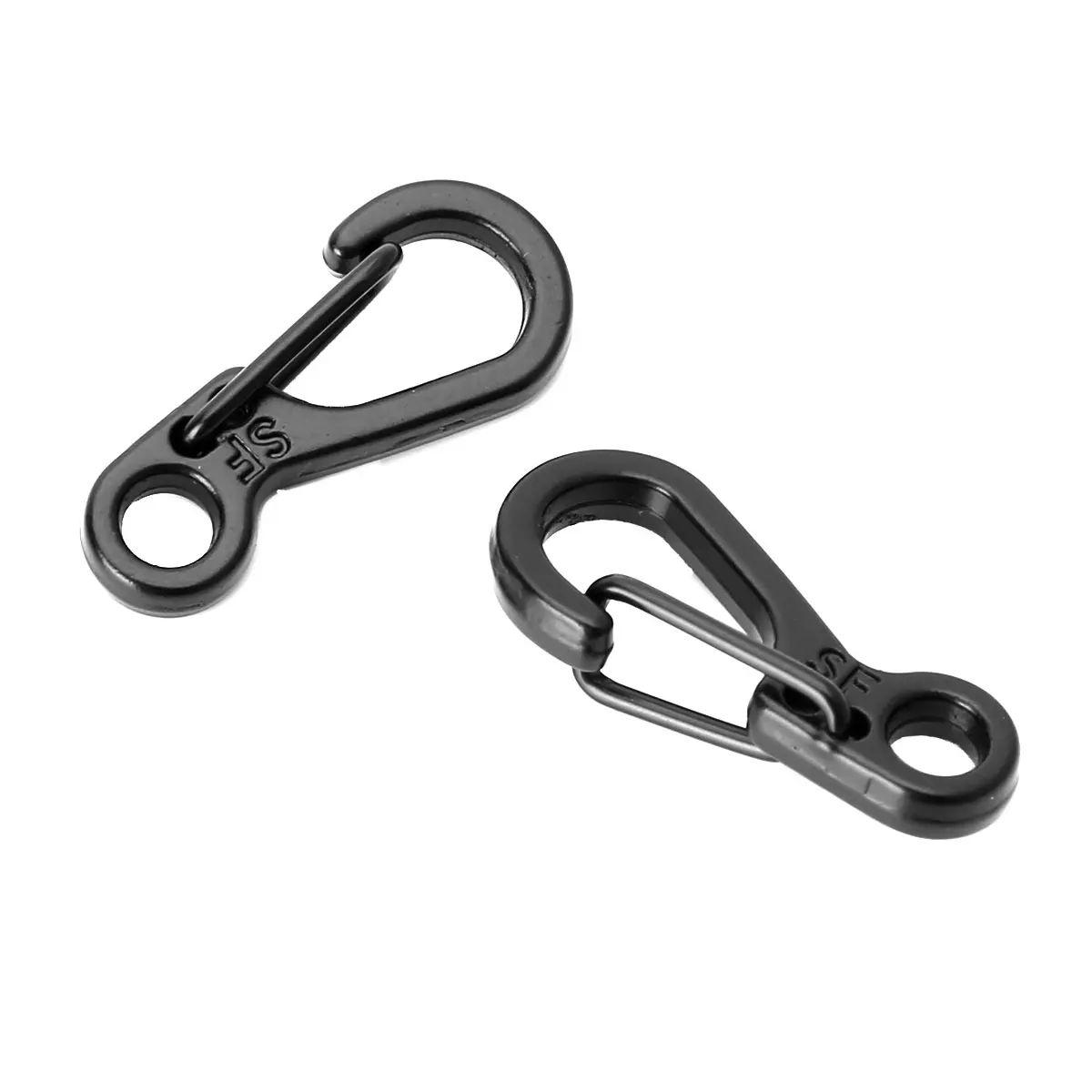 Металлический зажим карабин крошечные крючки поворотный триггер собачья Пряжка