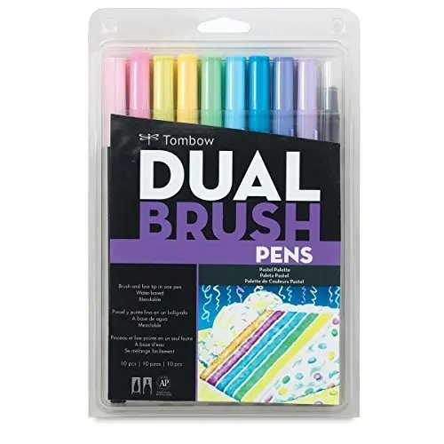 TOMBOW AB-T Япония 96 цветов две головки художественная кисть Набор ручка для рисования Профессиональный водный маркер ручка для рисования