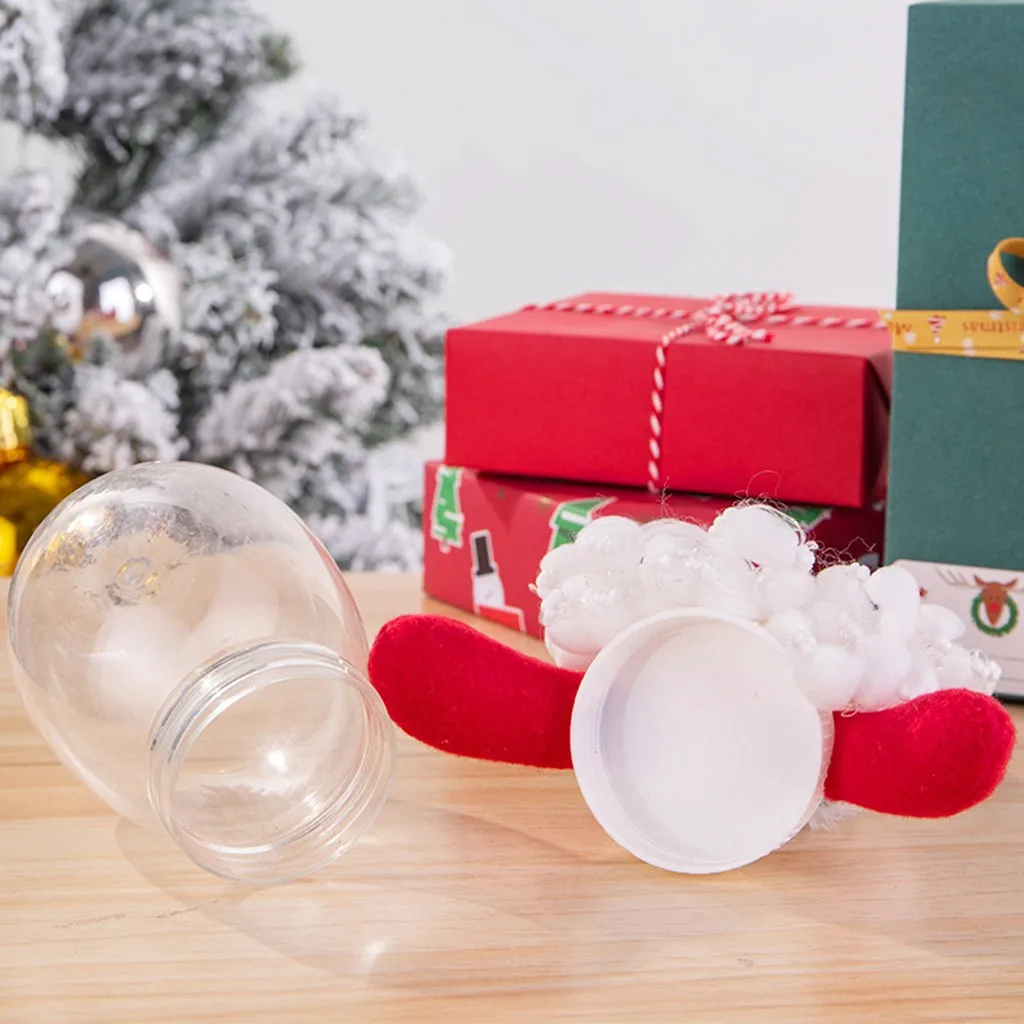 cocina organizer Cute Christmas Candy Storage Can Decor For Home Gift Biscuits Food Jar makeup organizador |