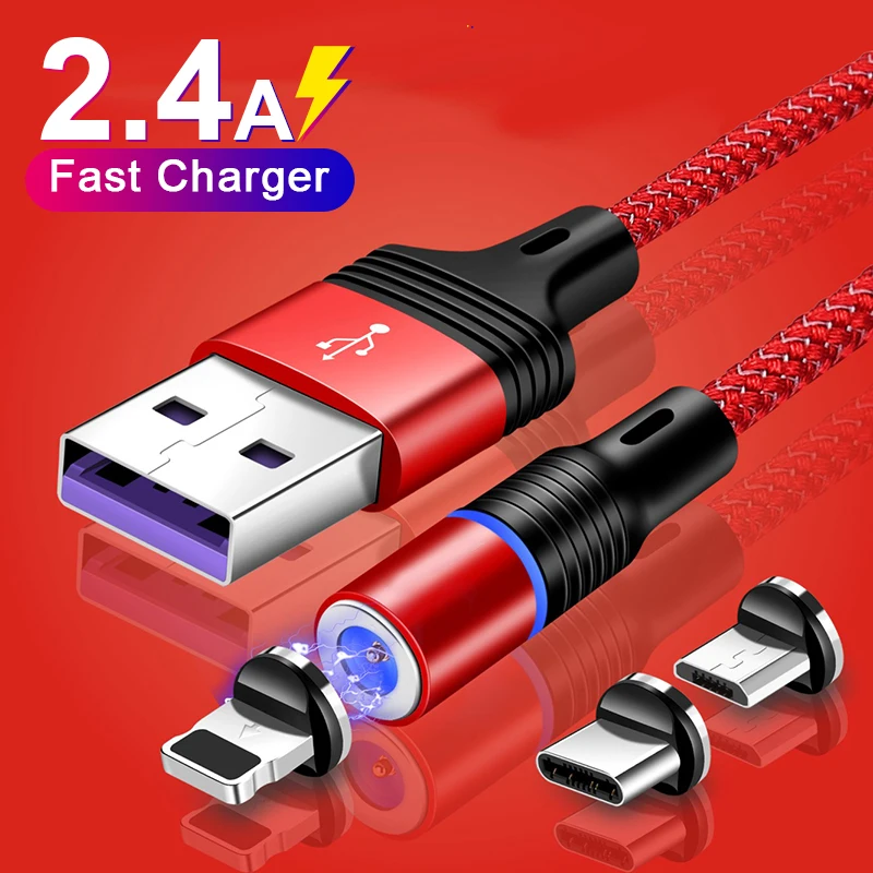 

Magnetic Micro USB Cable Type C Magnet Plug Fast Charging Wire Mobile Phone USB Charge Cord For iPhone12 Pro Max Xiaomi 11 Redmi