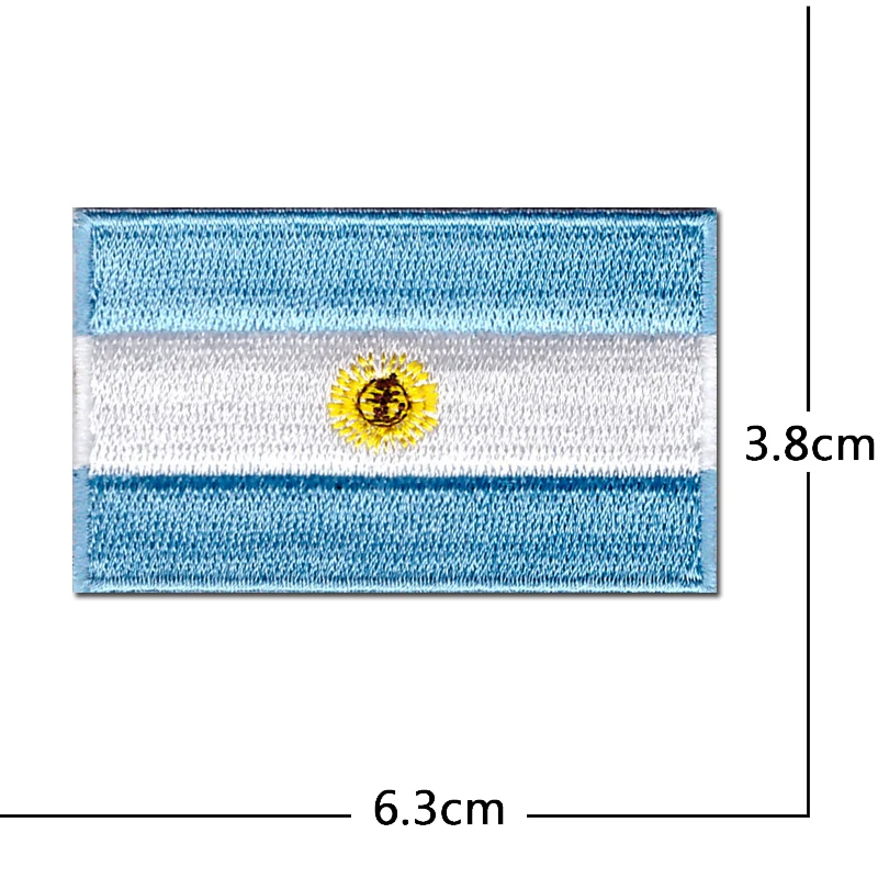 Нашивки с компьютерной вышивкой и национальным флагом гладильная аппликация